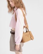 Prada Jardinière cotton canvas mini handbag - Image 3